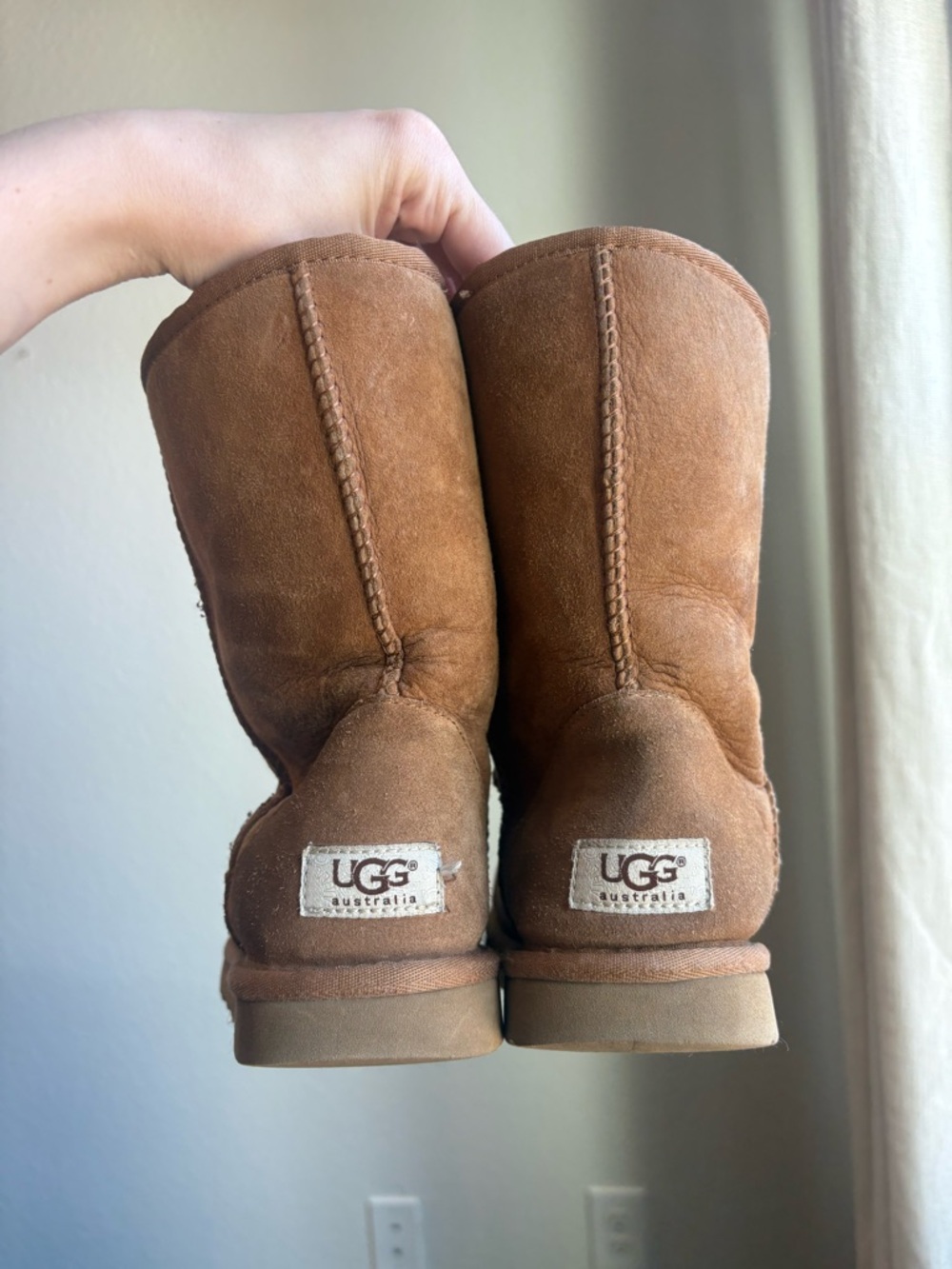 UGG Chestnut Short Suede Boots